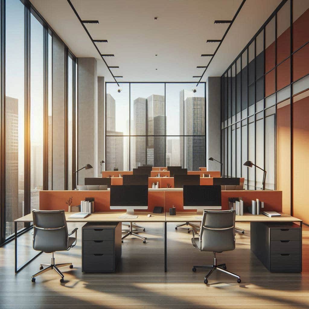 建筑设计公司在写字楼办公管理午间休息安排时怎样减少设备批量更换带来的干扰